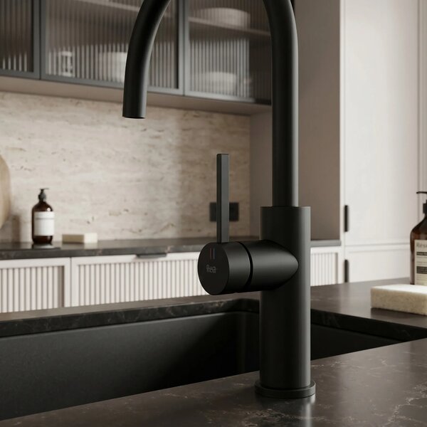 Rubinetto da cucina REA Rivo Black