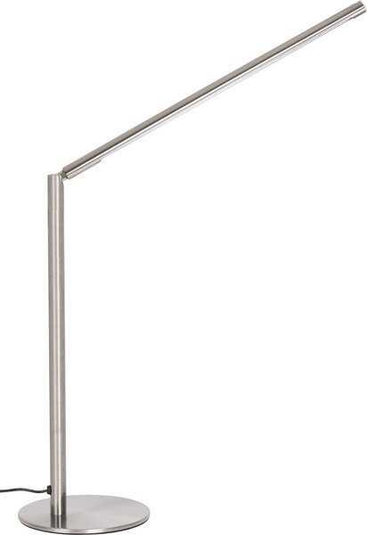 NOWA lampada da tavolo in metallo nichel opaco, LED
