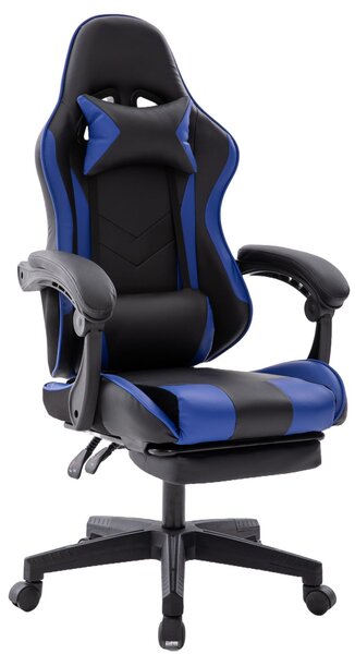 Delman Sedia da ufficio Sedia da gioco Poltrona da gioco Poltrona da gioco ergonomica con poggiapiedi Poggiatesta Sedia da gioco 0060BU