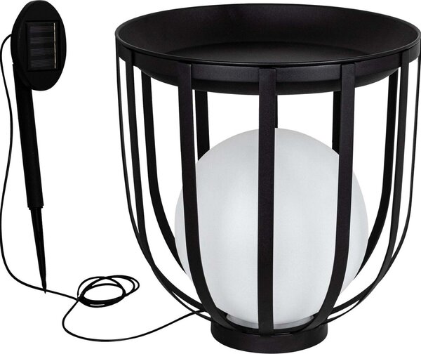 Tavolino con lampada solare a sfera LED 70486