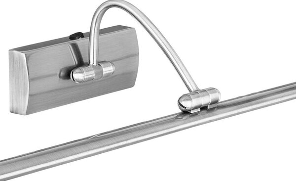 Applique Contemporanea Barcellona Acciaio Argento Led 10W