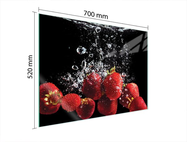Piastra Di Protezione In Vetrina Per Levi 70X52 Fragola