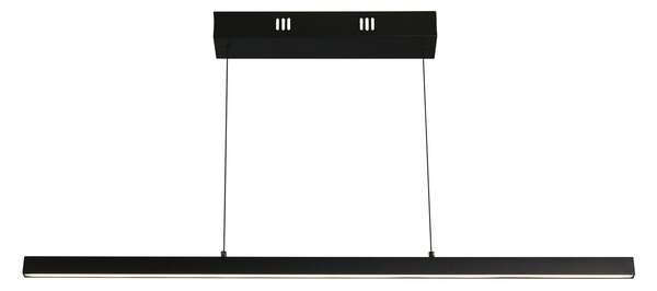 Lampadario Moderno Layla Acciaio Nero Alluminio Led 28,67W 2700-3000-4000K