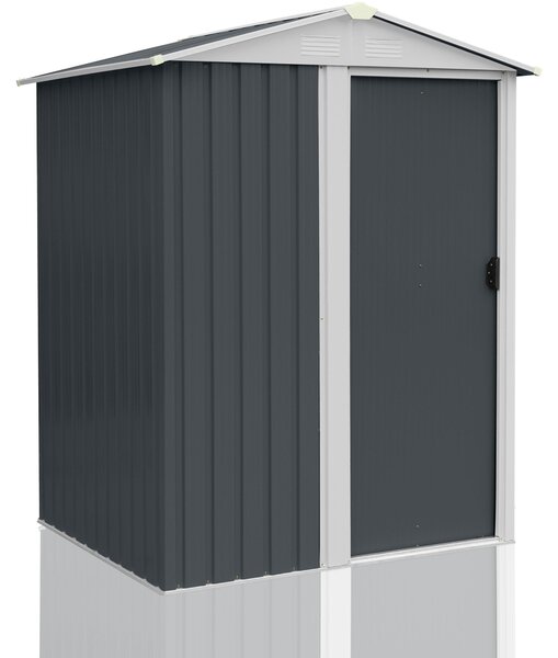 Capanno per attrezzi in metallo, deposito per attrezzature, capanno per utensili, edificio per attrezzature, casetta da giardino, SAFE S