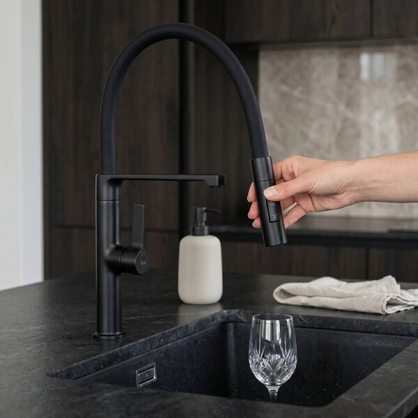Rubinetto da cucina REA Lago Black