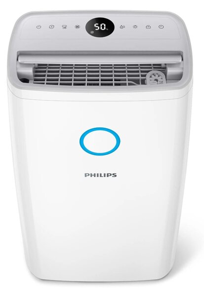 Philips Deumidificatore Portatile per la casa muffa 34,3 Litri In 24 Ore Tanica 4 Litri R290 con Timer colore Bianco - DE3306/11 Serie 3000