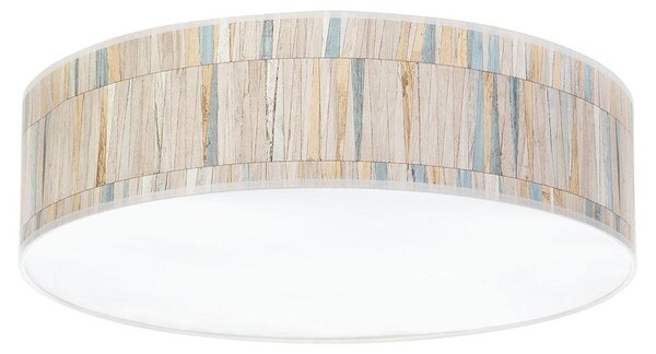 Lampada a soffitto, carta da parati multicolore, 4 luci, diametro 48 cm
