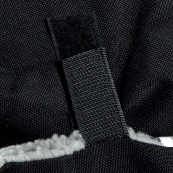Coperta nera per cani con agnello 50x80 cm - Love Story