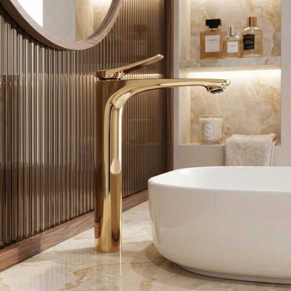 Rubinetto da lavabo PREMIUM Rea Vision Gold High