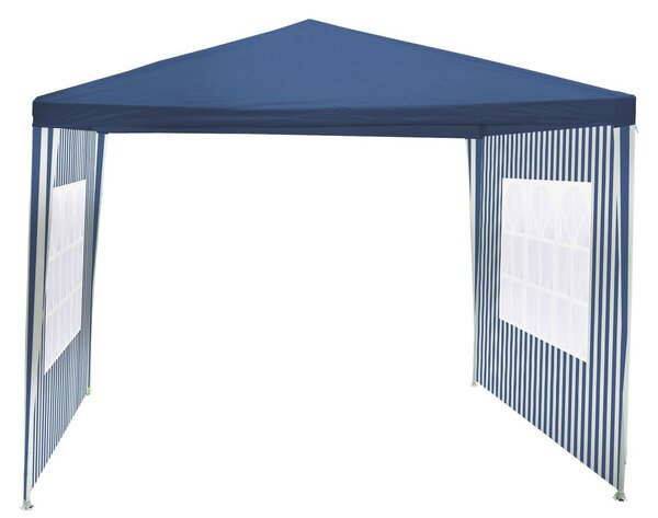 BURI, gazebo da giardino blu, 3x3 metri. Gazebo per feste, tenda da giardino, tenda impermeabile