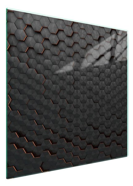 Piastra Di Protezione In Vetrina Per Levatori 50X52 Nero