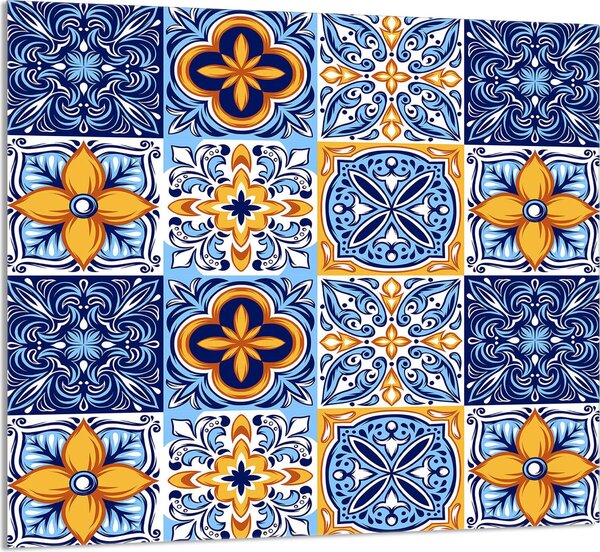 PIATTO IN VETRO PER CUCINA 65x60 Mosaico
