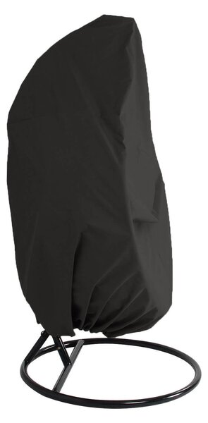 HOME DELUXE - Copri sedia appeso CAPE CIELO nero - per sedia appesa I sedia appesa cesto da giardino dondolo appeso