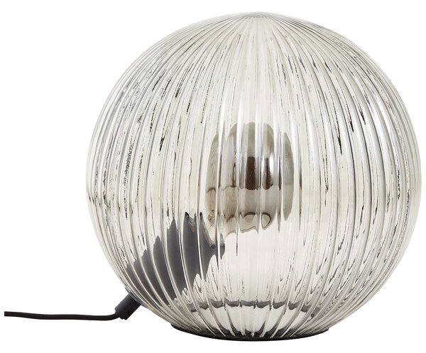 BRILLANTE lampada da tavolo Belado 27,5 cm nero/vetro fumé