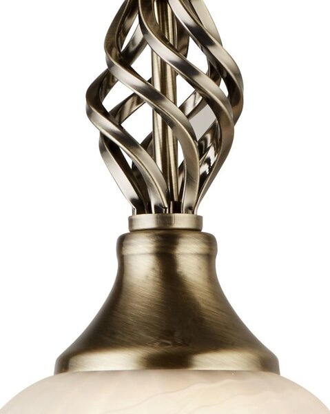 Lampadario Contemporaneo Camerun Acciaio Ottone Vetro 1 Luce E27