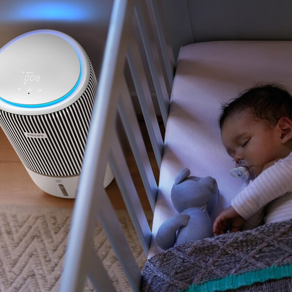 Philips Purificatore d'Aria Umidificatore Filtro HEPA Adatto per Stanze fino a 78 m2 colore Bianco - AC3420/10 PureProtect Water serie 3400