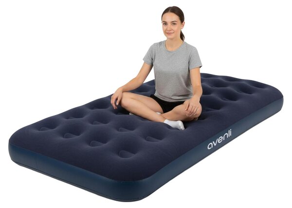 Materasso gonfiabile letto per ospiti campeggio - Singolo - 191 x 99 cm - Velluto