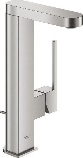 Grohe Plus - Miscelatore per lavabo L, con bocca, supersteel 23851DC3