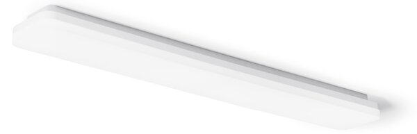 SIGOR LED plafoniera Plank 1200mm argento dimmerabile 38/29W 3000/4000K IP54 120° 3200/4200lm colore luce controllabile