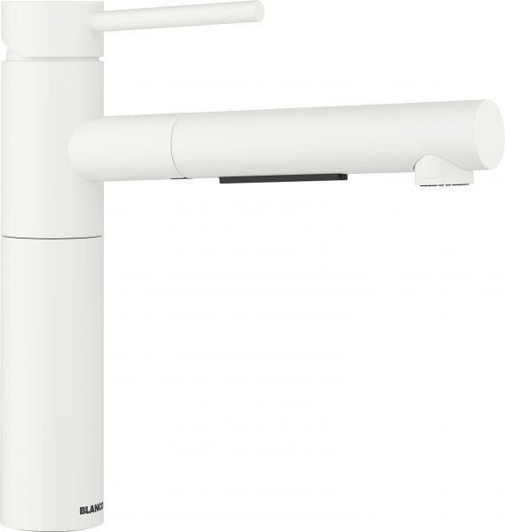 Miscelatore da cucina BLANCO ALTA-S II alta pressione argento granito bianco tubo flessibile spray