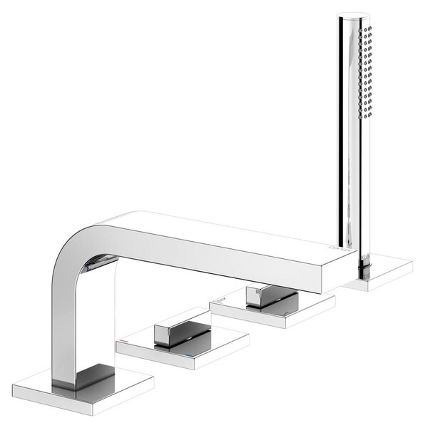 Keuco Edition 11 Miscelatore per vasca a 4 fori 220 mm cromato - 51130010200