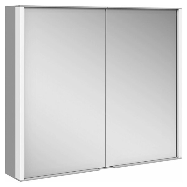 KEUCO ROYAL MATCH armoire de toilette murale, 2 portes en miroir double cristal, 800mm, 12802171301, 12802171301