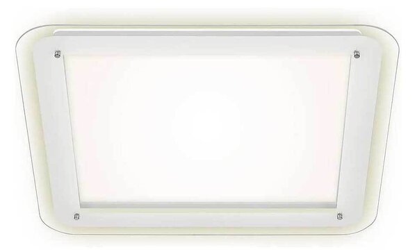 Briloner Free LED lampada da soffitto in vetro con effetto retroilluminato