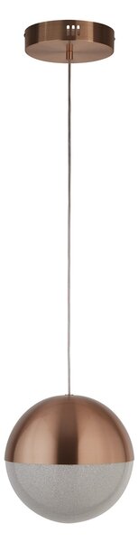Lampadario Contemporaneo Marmi Acciaio Nero Rame Led 22W 4000K