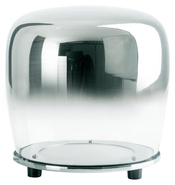 Lampada da tavolo Smoky LED Ø18cm cromo