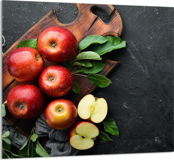 Piatto In Vetro Per Cucina 65X60 Mela