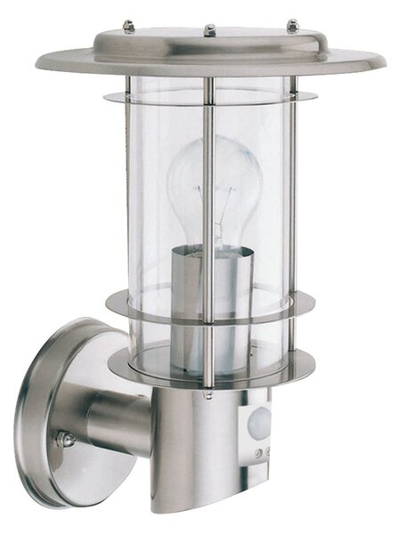 Applique Contemporanea Edgeware Acciaio Cromo 1 Luce E27