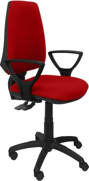 Sedia da ufficio Poltrona con braccioli Ruote regolabili in altezza 50BGOLF Tessuto rosso