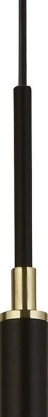Lampadario Contemporaneo Alveare Acciaio Nero Alluminio Ottone Led 33,9W 2700K