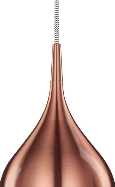 Lampadario Contemporaneo Vibrante Alluminio Rosa 1 Luce E14