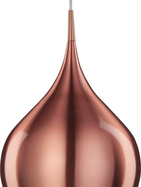 Sospensione Contemporanea Vibrante Alluminio Rosa 1 Luce E27