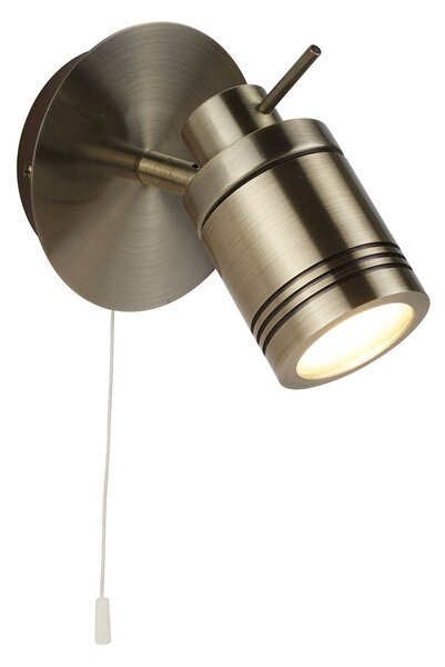 Plafoniera Contemporanea Sansone Acciaio Ottone Vetro 1 Luce Gu10