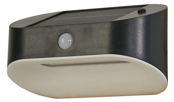 Applique Moderna Solare Policarbonato Grigio Led 1,2W 3000K