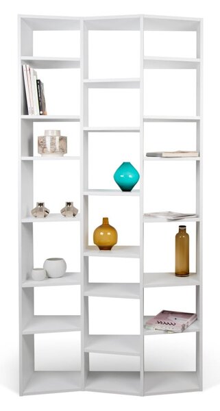 Libreria bianca 108x224 cm Valsa - TemaHome