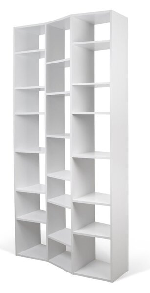 Libreria bianca 108x224 cm Valsa - TemaHome