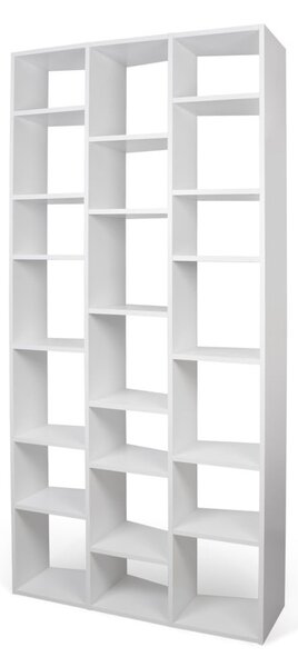 Libreria bianca 108x224 cm Valsa - TemaHome
