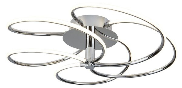 Lampada a Soffitto Tiffany Asheville Metallo Bronzo Valiant 2 Luci E27