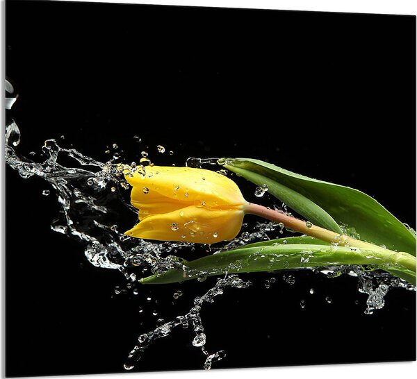 PIASTRELLE IN VETRO PER CUCINA 65x60 Tulipano
