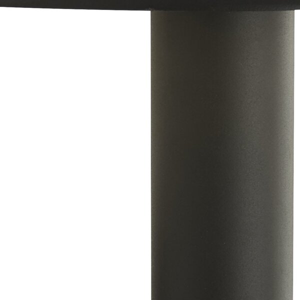 Applique Esterno Moderna Mushroom Alluminio Grigio Policarbonato Led 15,3W 4000K