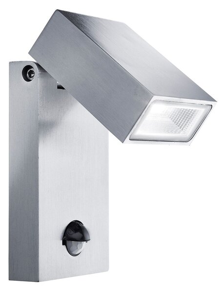 Applique Moderna Metro Alluminio Cromo Vetro Led 10W 4000K
