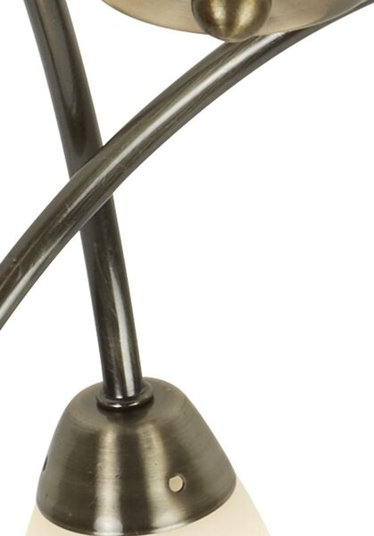 Plafoniera Contemporanea Lyric Music Acciaio Adjustable Vetro 3 Luci G9