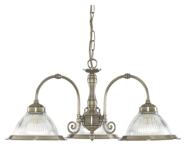 Lampadario Contemporaneo Cena Acciaio Adjustable Vetro Trasparente 3 Luci E27