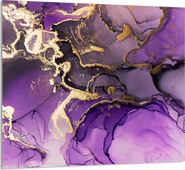 PIASTRELLE IN VETRO PER CUCINA 65x60 Viola