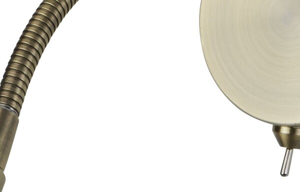 Applique Contemporanea Flexy Acciaio Adjustable Vetro Led 0,8W 6500K
