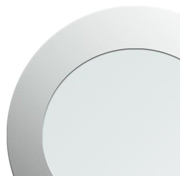Kit 10Pz Faretti Calpestabili Acciaio Cromo Policarbonato Trasp Led 6 3000K