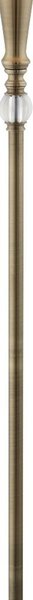 Piantana Contemporaneo Oscar Acciaio Ottone 1 Luce E27